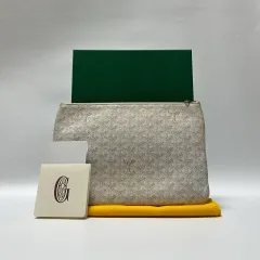 Masion Goyard ゴヤール 瀬名 泉 クラッチバッグ MM スペシャル 白