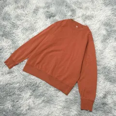 【完売】UNIQLO ✨トレーナー【M】カジュアル✨ゆったり✨メンズ✨オレンジ系