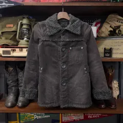 リーバイス レッド タブ シンチバック プリーツ コーデュロイ シェルパ ジャケット N222