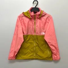 THE NORTH FACE ザノースフェイス キッズ コンパクトジャケット 140cm NPJ22210 ピンク×カーキ