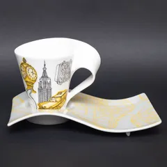 Villeroy & Boch★『ニューウェーブ』ペアマグ２個&ボウル★未使用 2026年最新】ビレロイ＆ボッホ villeroy＆boch ニューウェイブの人気