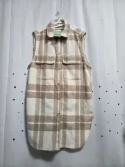 H&M エイチ・アンド・エム チェック シャツ ベスト ベスト M 新品