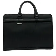 CalvinKlein(カルバンクライン) ビジネスバッグ 黒 ストライプ レザー