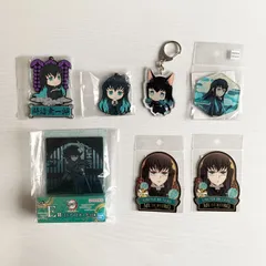 鬼滅の刃 時透無一郎 グッズセット 7点 アクリルキーホルダー ラバーストラップ ミニアートボードなど