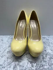 送料無料！！ROYAL PARTY　ロイヤルパーティ　レディースパンプス　14cmヒールパンプス　スプリングイエロー　サイズＬ　#80326MO170のサムネイル
