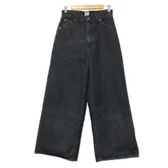 美品 Lee × URBAN RESEARCH リー アーバンリサーチ 別注 101 バギーデニム パンツ ジーンズ LB9220 M ブラック レディース 古着 中古 USED