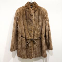 希少90s GEOFFREY BEENE美品ミンクハーフコート毛皮リアルファー 希少90s GEOFFREY BEENE美品ミンクハーフコート毛皮リアルファー