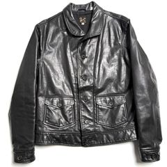 パルジレリ ラボ レザー切替 ダブル コート ブラック 黒 52 XLサイズ パルジレリ ラボ レザー切替 ダブル コート ブラック 黒 52 XLサイズ