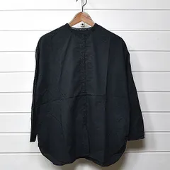 メゾンドソイル レースカラー ブラウス ブラック maison de soil シャツ｜21l0706のサムネイル