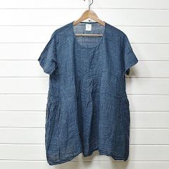 美品・近年モデル✨ARTS&SCIENCE ピンタックブラウス リネン100 