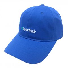 【超美品】テーラーメイド キャップ ブルー×白 ロゴ刺しゅう ゴルフウェア サンプル品 TaylorMade