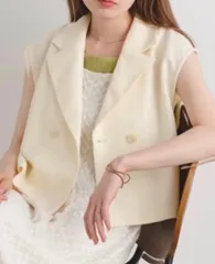 Kastane クロップドベスト Free