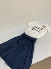 送料無料★新品タグ付き★Lugiva ルギヴァ★スカートワンピース　半袖Tシャツワンピース★サイズ40  #80325sj140