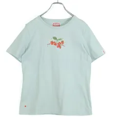 ピンクハウス★苺プリントが可愛い♪ 半袖カットソー サイズL 水色系 z19041