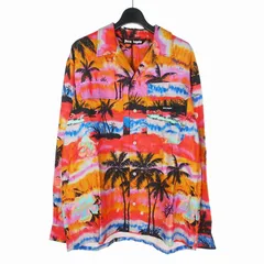 パームエンジェルス PALM ANGELS PSYCHEDELIC PALMS SHIRT シャツ 長袖 50 マルチカラー PMGE022F23FAB0013284のサムネイル