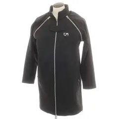 【中古】シュープ SHOOP 2WAY ポリエステル系 スタンドカラー ロングコート ブラック【サイズ表記なし（L位）】【メンズ】