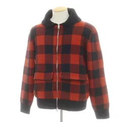 【中古】バフィー BAFY ウール ブロックチェック ダブルジップ カーディガン レッド系xブラック【サイズ44】【メンズ】のサムネイル