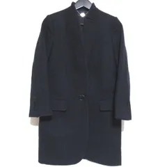 良品 名作 STELLA McCARTNEY ステラマッカートニー ウール シングル 1B ブライスコート チェスターコート 36サイズ ダークネイビー レディース 古着 中古 USEDのサムネイル
