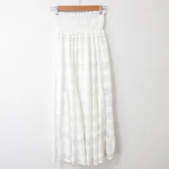 未使用 25SS PROPORTION BODY DRESSING プロポーションボディドレッシング マルチwayレーススカート ベアワンピース サイズS ホワイト  レディース 古着 中古 USED