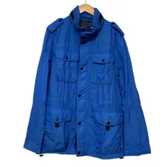 良品 COACH コーチ ナイロンコットン M-65 ミリタリージャケット ブルゾン サイズS ブルー メンズ 古着 中古 USED