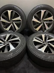 ★225/60R18 BRIDGESTONE/VRX3 23年 レクサス NX 純正 18インチ 7.5J +35 114.3 5H スタッドレス 4本 ハリアー 空気圧センサー付 (1-L742)のサムネイル