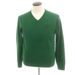 【中古】クルチアーニ CRUCIANI カシミヤ Vネック プルオーバーニット グリーン【サイズ50】【メンズ】 中古】クルチアーニ CRUCIANI カシミヤ Vネック プルオーバーニット