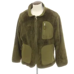 【中古】ポータークラシック PORTER CLASSIC ポリエステル ジップアップ フリースジャケット グリーン【サイズL】【メンズ】のサムネイル