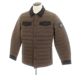 【中古】【未使用】ジーステージ g-stage ポリエステル ダウンジャケット カーキ【サイズ50】【メンズ】のサムネイル