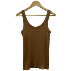 Deuxieme Classe☆GLANCE タンクトップ　ブラウン　タグ付新品 GLANCE タンクトップ（タンクトップ）｜Deuxieme Classe