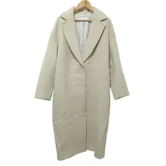 美品 22AW JOURNAL STANDARD ジャーナルスタンダード アンゴラブレンド ウールチェスターコート 38 ベージュ レディース 古着 中古 USEDのサムネイル