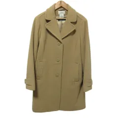 美品 L.L.BEAN エルエルビーン Bellandi社製生地 ウール 3Mシンサレート ロングコート 6-PET ベージュ レディース 古着 中古 USEDのサムネイル