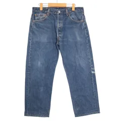 00年代 USA製 Levi's リーバイス 501 デニムパンツ ブルー (メンズ W34 L32) 中古 古着 A1914