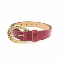 RALPH LAUREN ラルフローレン ベルト 表記サイズ:S 蹄バックル/レザー    レッド レディース / 240001130860 RALPH LAUREN ラルフローレン ベルト 表記サイズ:S 蹄バックル/レザー