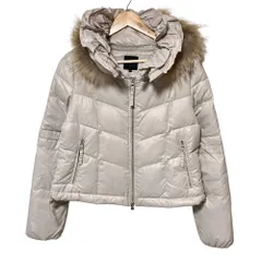美品 C.C.CROSS シーシークロス 2Way ダウンジャケット 38 ベージュ レディース 古着 中古 USEDのサムネイル