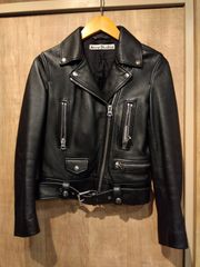 定価16.5万円 ショット 218W ラム ワンスター ライダース ジャケット