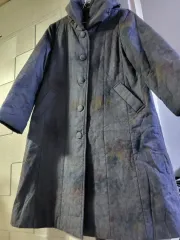 天然染料染め綿100%コート