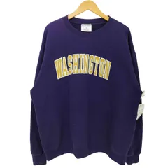 チャンピオン Champion ワッペン 刺繍 カレッジロゴ 裏起毛 クルーネック スウェット メンズ import：XL 