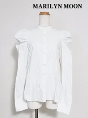 MARILYN MOON　マリリンムーン　ブラウス　パフスリーブ　白