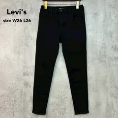 Levi's リーバイス デニム パンツ ジーンズ 720 ハイライズスーパースキニー HIGH RISE SUPER SKINNY ブラック 綿 ポリエステル ビスコース エラスタン PC9-A0431-0000  サイズW26 L26 ★ ■■のサムネイル