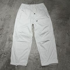 OLD STUSSY ナイロンパンツ テック Y2K アイボリー ドローコード