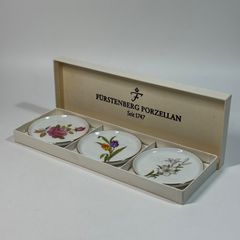 美品」旧西ドイツ製 フュルステンベルグ 花柄 プレート 2枚セット