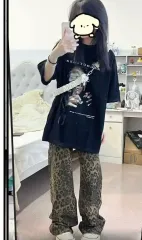 新品 レディース レオパード柄 ズボン