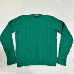 ポロ ラルフローレン ケーブルニット ウールカシミア