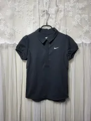 ナイキ ブラック ドライフィット ポロTシャツ