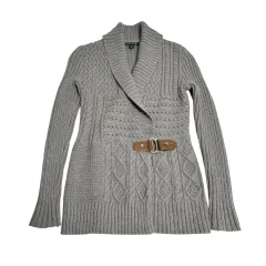 ポロ ラルフローレン ケーブル ニット バックル セーター XS