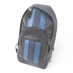 コーチ COACH F49318 ボディバッグ ショルダーバッグ ブラック 黒系 ブルー レザー