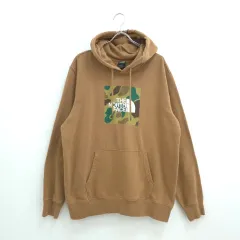 THE NORTH FACE ザ・ノース・フェイス カモフラ ロゴ 起毛 WHO Tシャツ