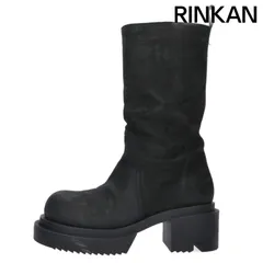 リックオウエンス  PULL ON BOGUN カーフレザープルオンボーガンブーツ メンズ 42