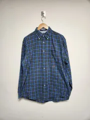 トミーヒルフィガー Tommy コットン チェック シャツ M - S168