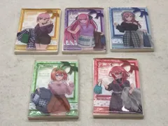 内袋未開封★きゃらっとくじ 五等分の花嫁 Winter Dating  中野一花/二乃/三玖/四葉/五月 F/G/H/I/J賞 アクリルアートパネル 5種セット まとめ売り  【P4946-008】110